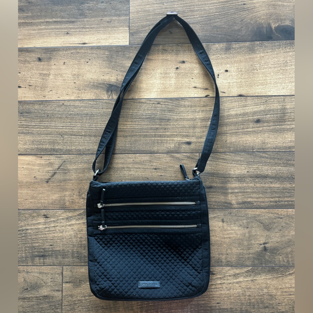 Vera Bradley Black Quilted Crossbody Bag